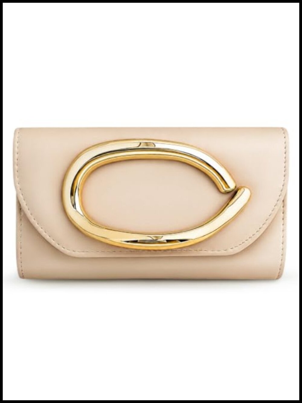 Evening Clutch Purse Formal PU Leather Envelope Handbag Designers Style